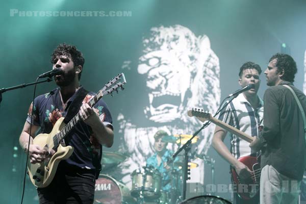 FOALS - 2019-08-25 - SAINT CLOUD - Domaine National - Scene de la Cascade - Yannis Philippakis - Jimmy Smith - Jack Bevan - Jeremy Pritchard